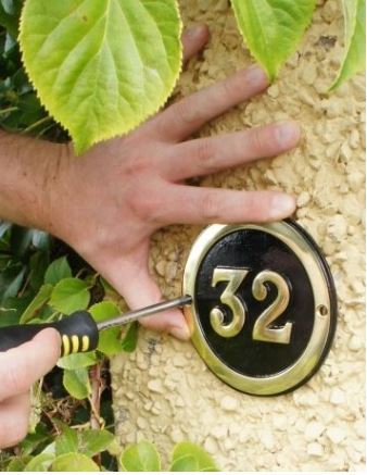 Insegne numerici rotonde - , in