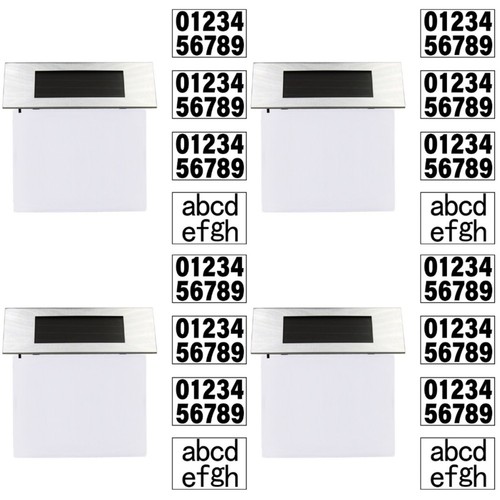 Sets numeri civici - 4,