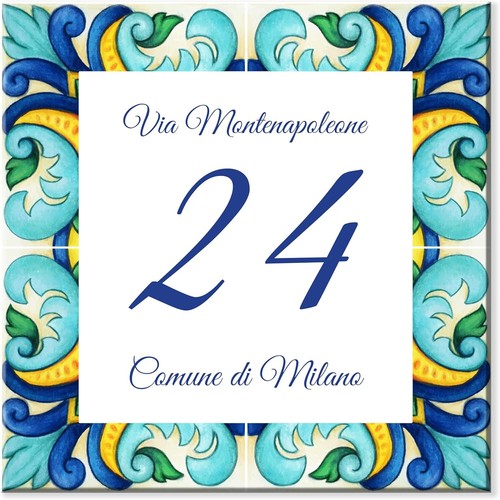 Numero civico personalizzato - numero,