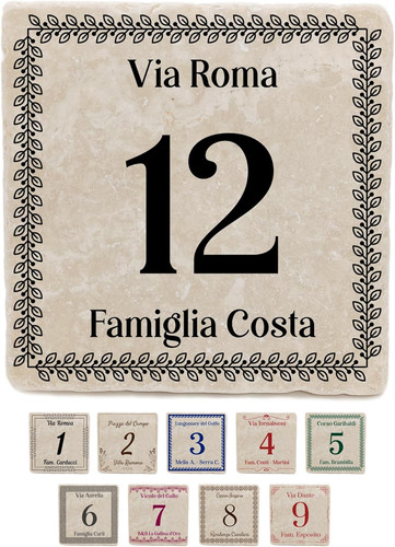 Numero civico personalizzato - civico,