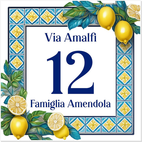 Numero civico personalizzato - numero,