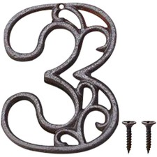 Numeri civici in ferro, numeri