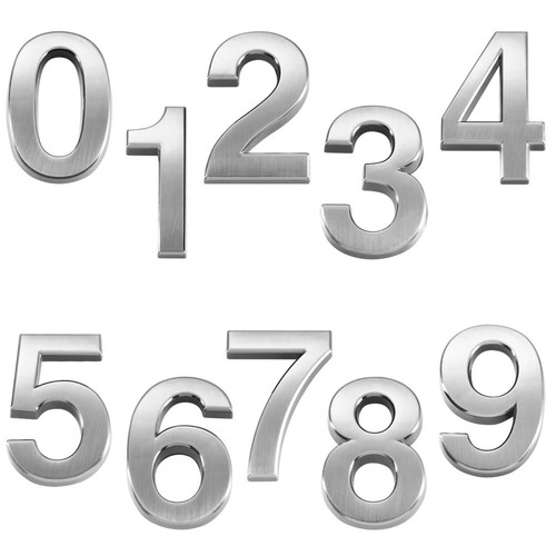 Door numbers address sign - numbers,