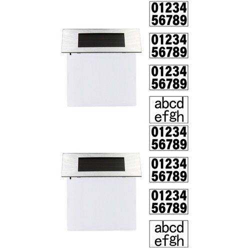 Sets numeri civici da - 2,