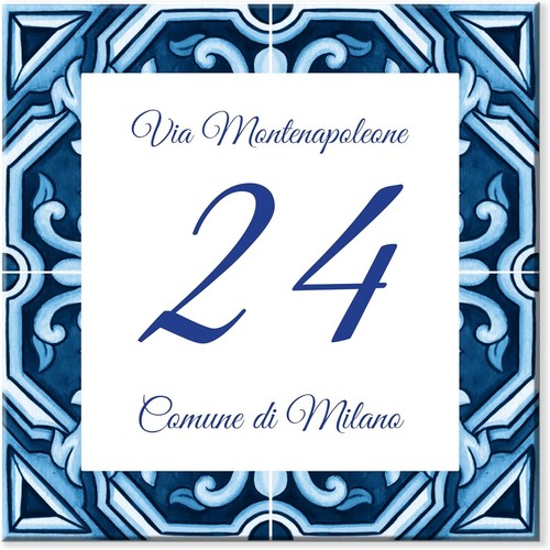 Numero civico personalizzato - numero,